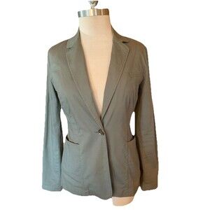 Cabi Blazer Jacket Size XS Olive Green Sporty Office Work Business Cute Stretch